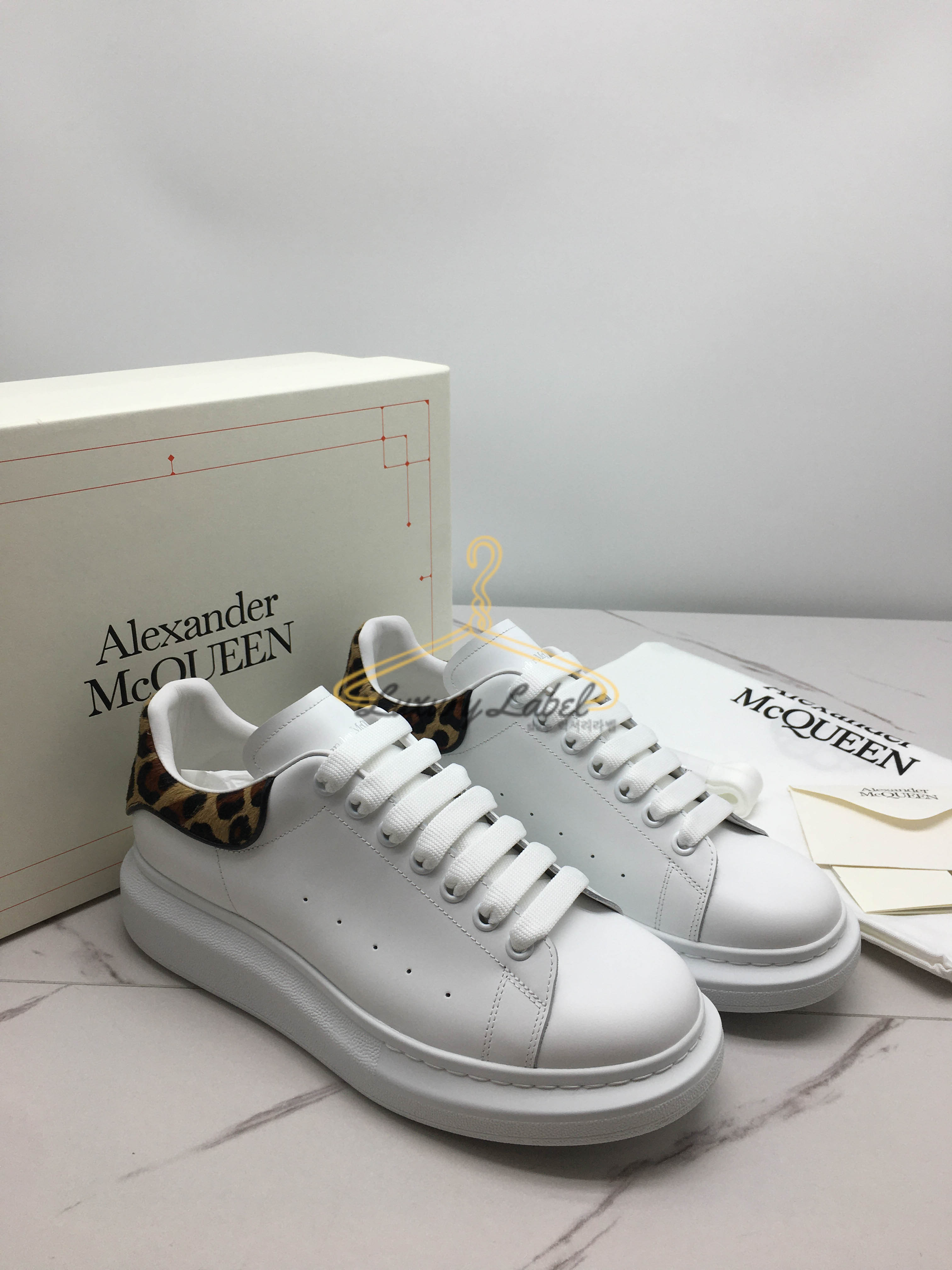 알렉산더 맥퀸 21ss 오버솔 스니커즈 레오파드 (남녀공용)