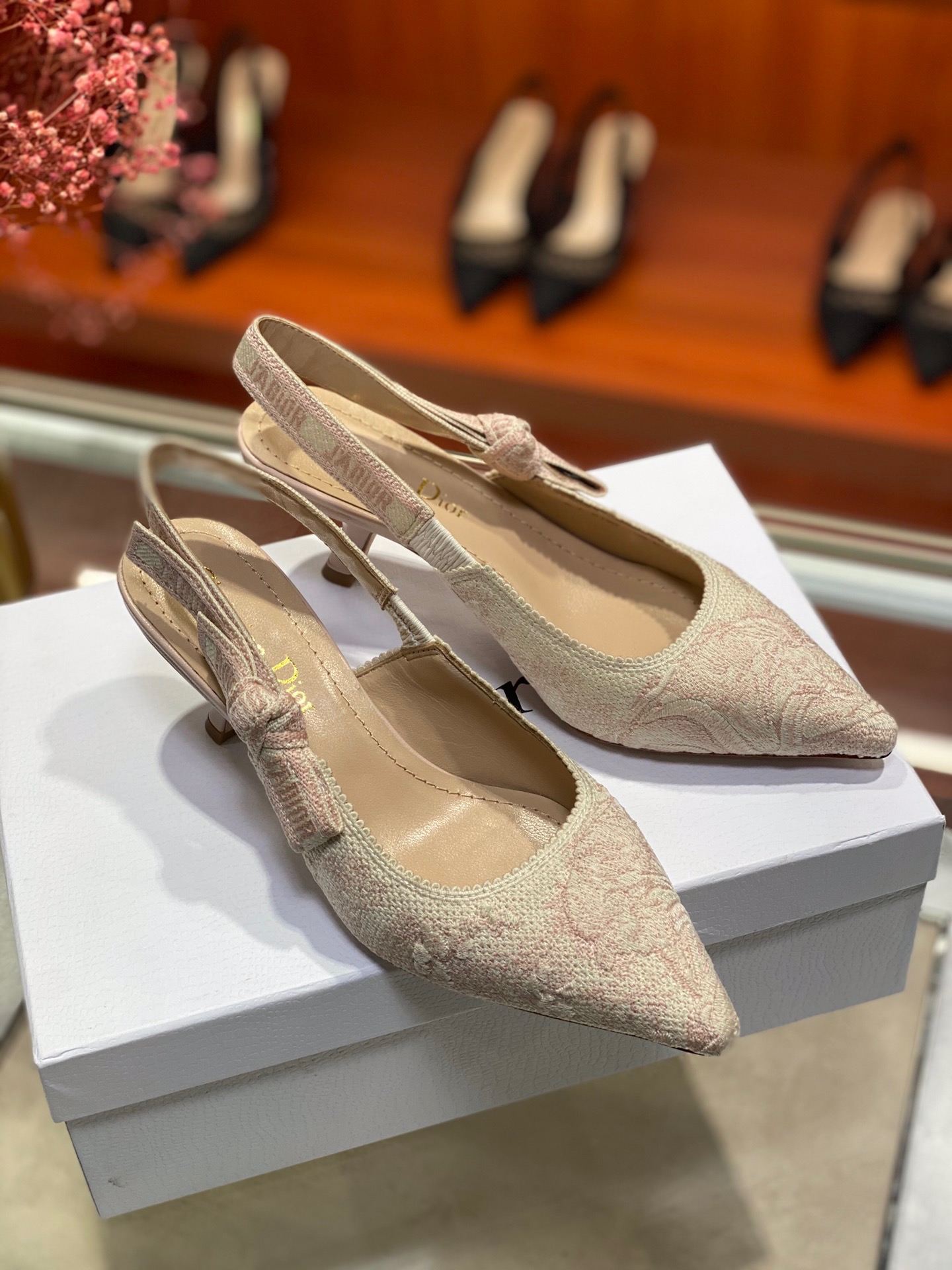디올 J`a dior 슬링백 힐 (굽1.5cm/6.5cm/9.5cm) 