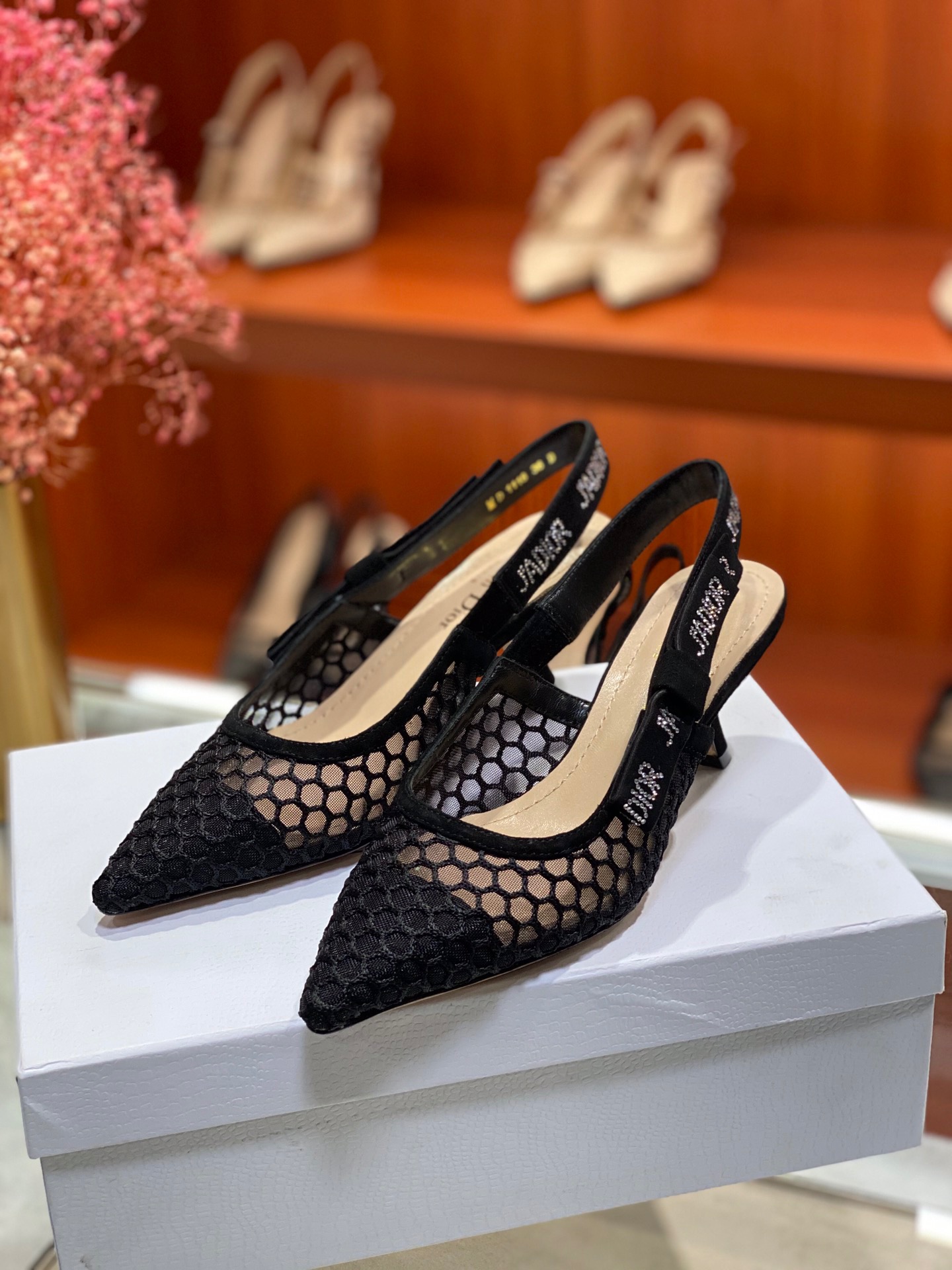 디올 J`a dior 슬링백 힐 (굽1.5cm/6.5cm/9.5cm) 