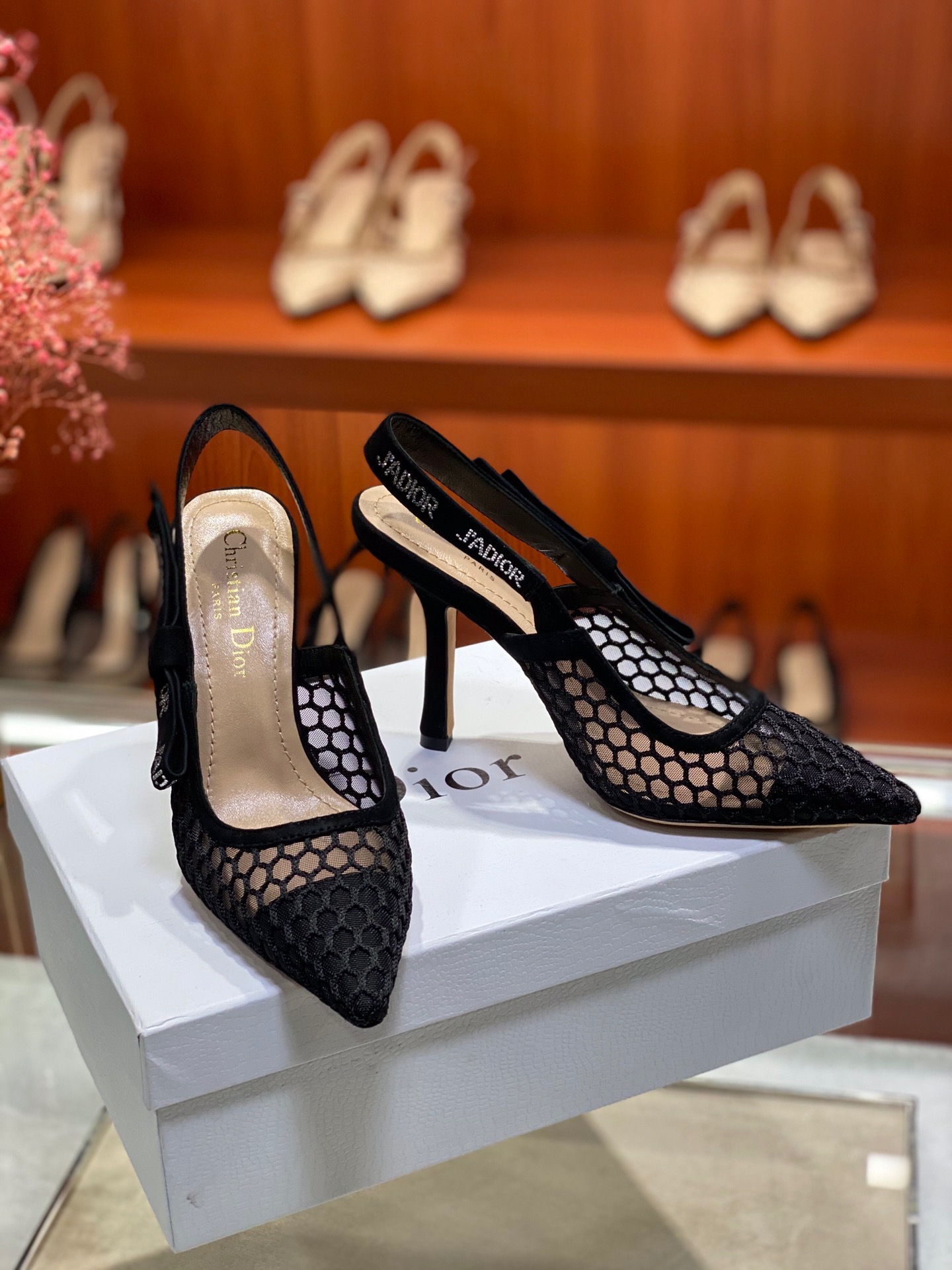 디올 J`a dior 슬링백 힐 (굽1.5cm/6.5cm/9.5cm) 