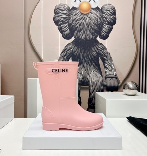 셀린느 celine 퐁 플랫 하프 레인부츠