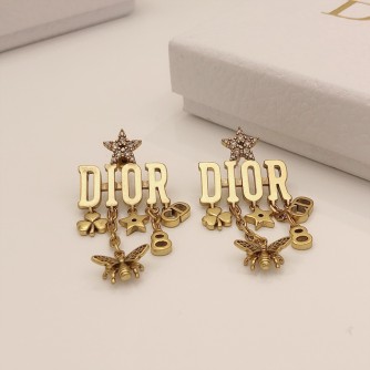 디올 dior 레터링 귀걸이