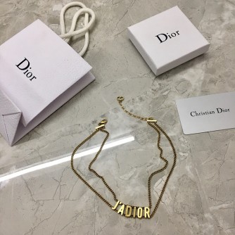 디올 dior ja 레터링 초커