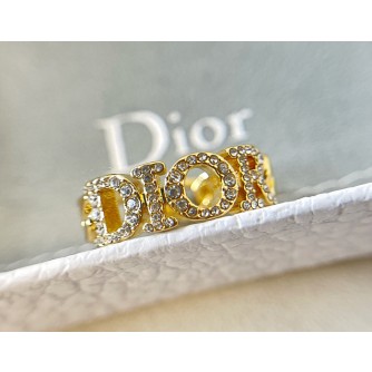 디올 dior 레터링 다이아 반지