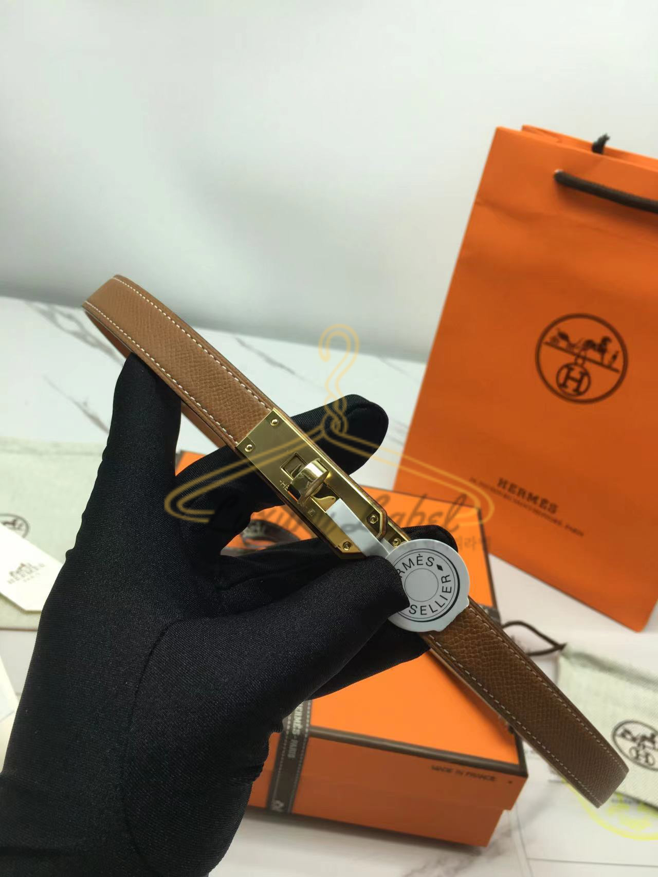 에르메스 켈리 벨트 (버클컬러 은장/금장) (upgrade ver.)