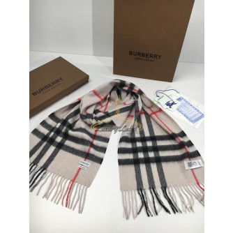 버버리 캐시미어 체크 머플러