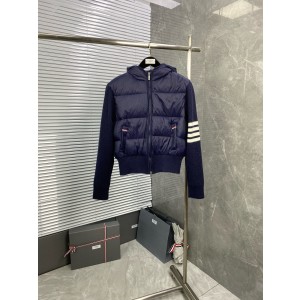 톰브라운 패딩 가디건 (네이비)