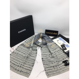 샤넬 울 머플러