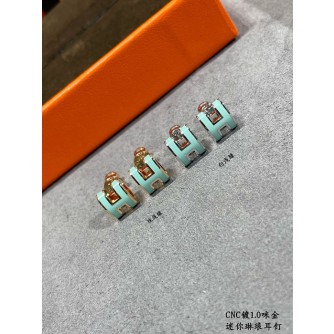 에르메스 팝아슈 귀걸이 (컬러 민트) (미니 팝 / 팝)