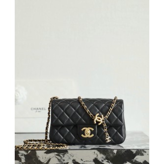 샤넬 25FW 미니백 CC로고 줄조절 체인 미니 플랩백 20cm AS5759