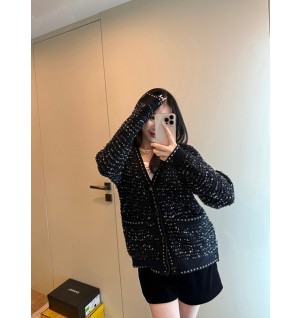 톰브라운 트위드 가디건