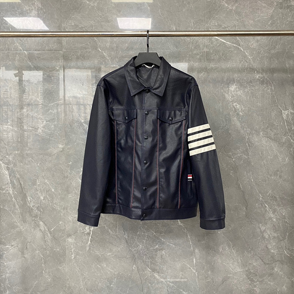 [대리석집] 톰브라운 가죽 자켓 (컬러 카키, 블랙) (남성용)