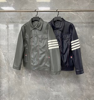 [대리석집] 톰브라운 가죽 자켓 (컬러 카키, 블랙) (남성용)