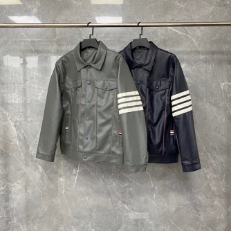 [대리석집] 톰브라운 가죽 자켓 (컬러 카키, 블랙) (남성용)