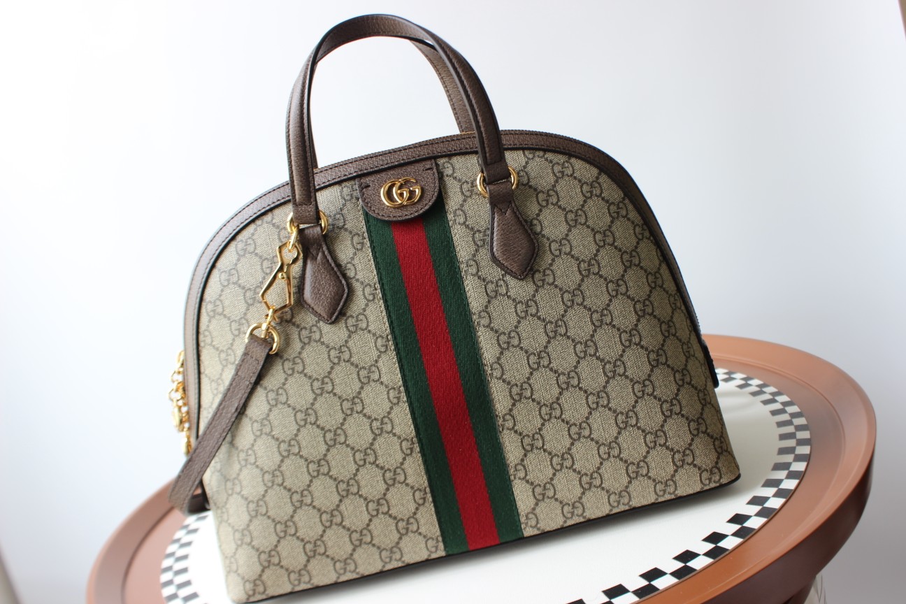 구찌 오피디아 GG 미디움 탑핸들 숄더백 524533