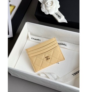 샤넬 25S 캐비어 카드홀더 (컬러 베이지)