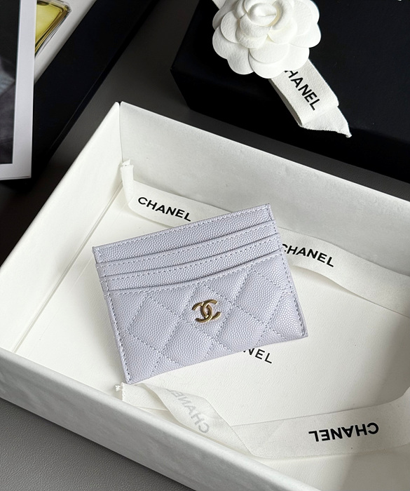 샤넬 25S 캐비어 카드홀더 (컬러 퍼플)