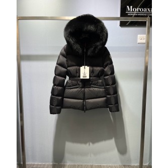 몽클레어 극소량 상품 보에드 패딩 (100% 폭스퍼)