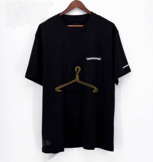 크롬하츠 스크롤 라벨 쇼트 슬리브 반팔 (남녀공용)