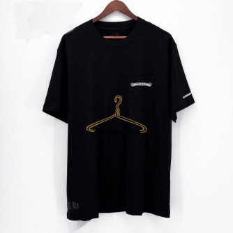 크롬하츠 스크롤 라벨 쇼트 슬리브 반팔 (남녀공용)