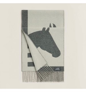 에르메스 H 카사크 러브스토리 캐시미어 머플러