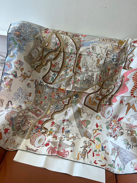 에르메스 까레 90 실크 스카프