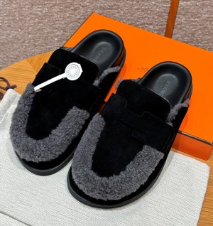 에르메스 시어링 고 뮬 (handmade ver.)