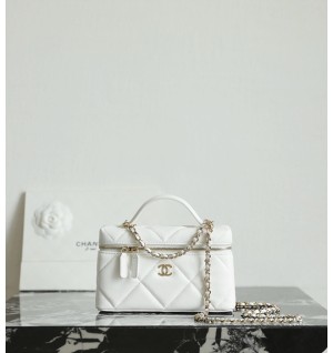 샤넬 25K 빅 퀼팅 탑핸들 베니티 체인백