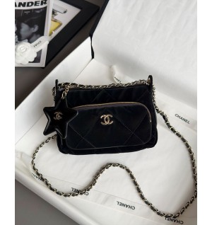 샤넬 25N 코코네쥬 별참 체인달린 미니백