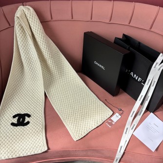 샤넬 CC 로고 캐시미어 머플러