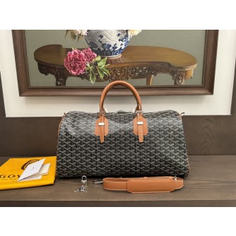 고야드 크로아지에 보스턴백 45cm/50cm (컬러 블랙탄 브라운) (신형)