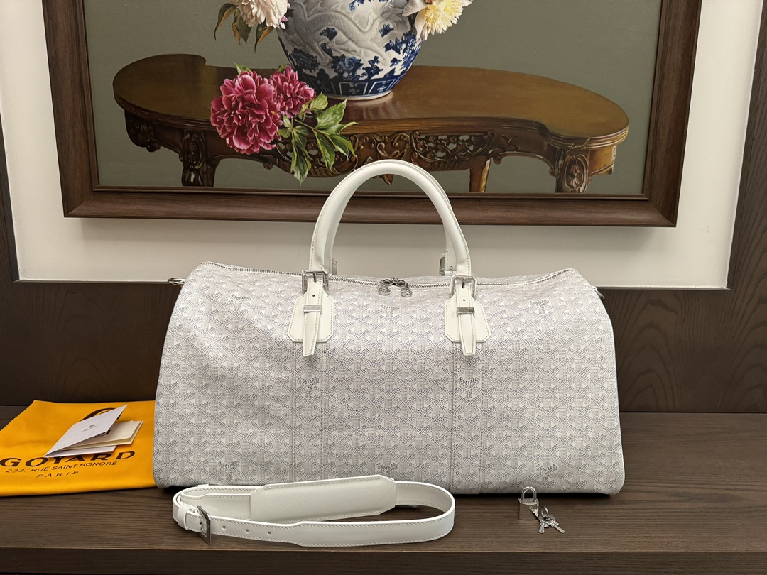 고야드 크로아지에 보스턴백 45cm/50cm (컬러 화이트) (신형)