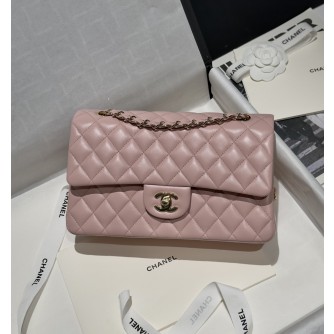 샤넬 클래식 램스킨 미디움 25.5cm